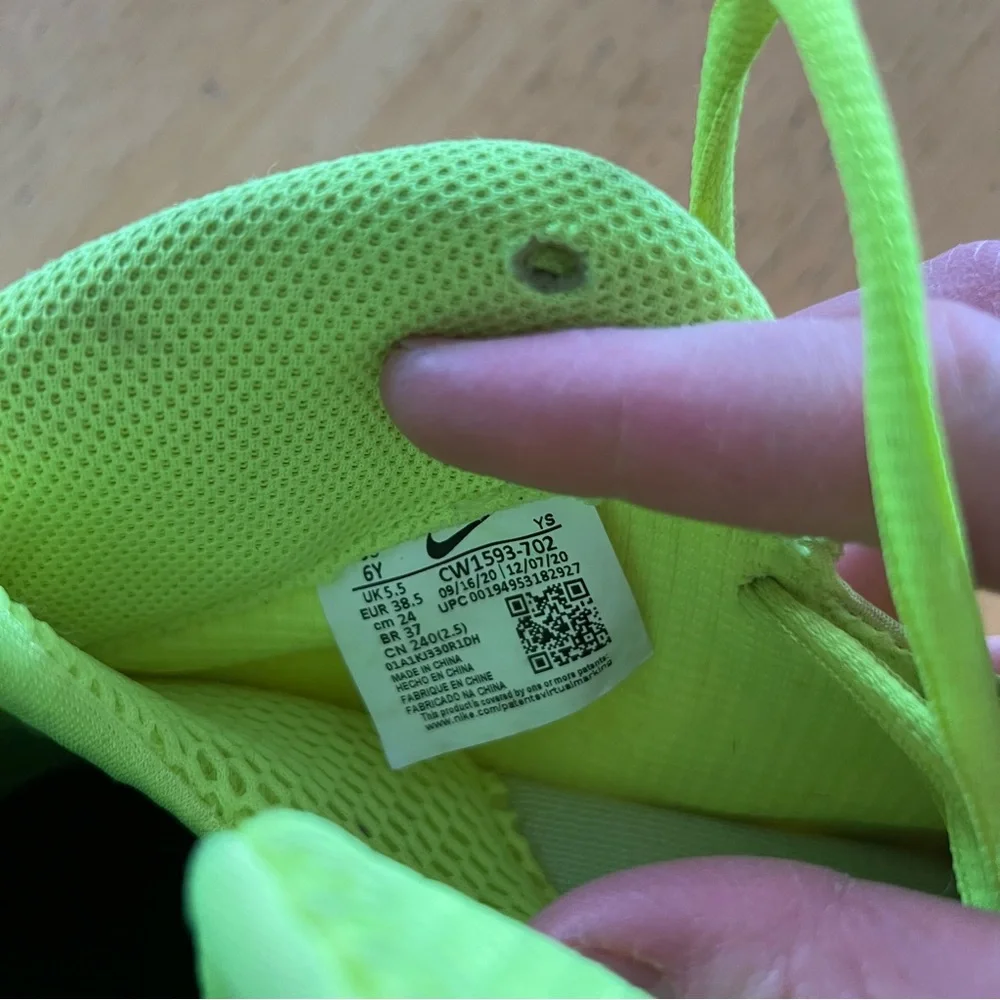 Nike vibrant neon